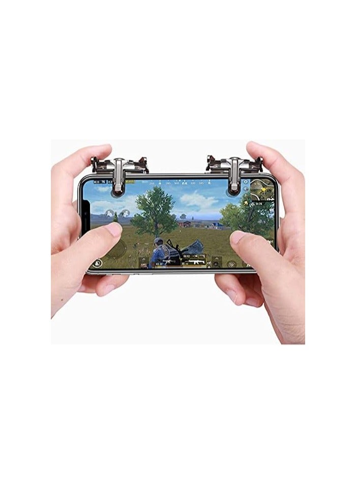 Mobile Game Controller with Shooting Aim Buttons and Sensitive Stick PUBG Mobile Game Triggers for iOS, Android, Mac All Device Sizes