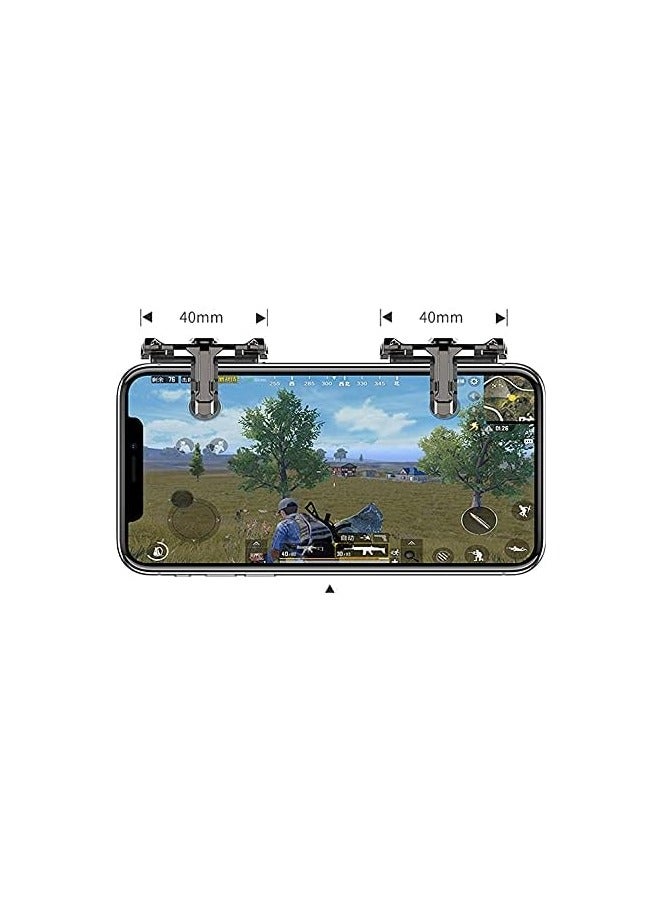 Mobile Game Controller with Shooting Aim Buttons and Sensitive Stick PUBG Mobile Game Triggers for iOS, Android, Mac All Device Sizes