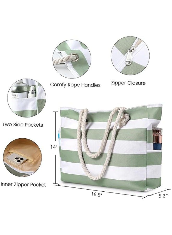 يلا جوي السيدات حقيبة الشاطئ ، والرمل دليل على المياه والرمل دليل سستة حقيبة الشاطئ ، وحمام سباحة كبير حقيبة الشاطئ - Image 4