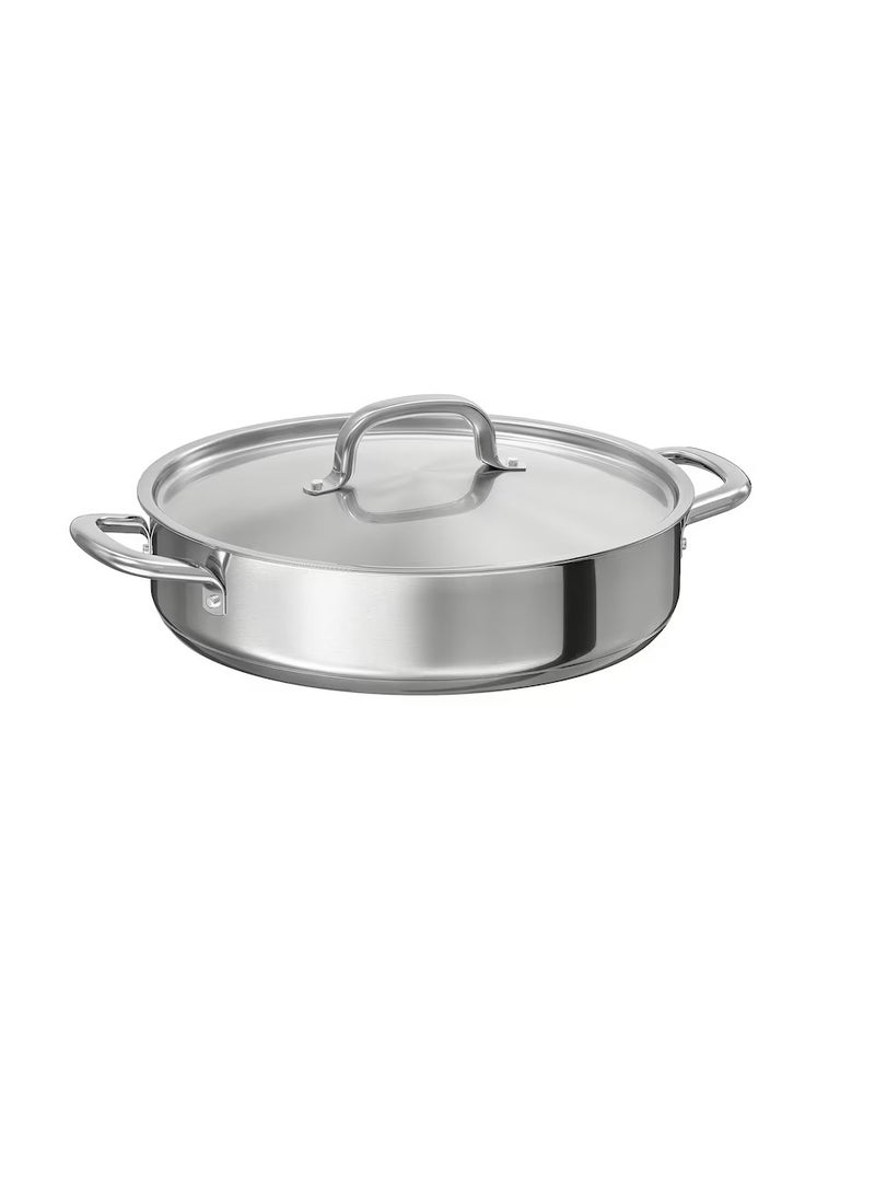 Sauté pan stainless steel 28 cm - Image 2