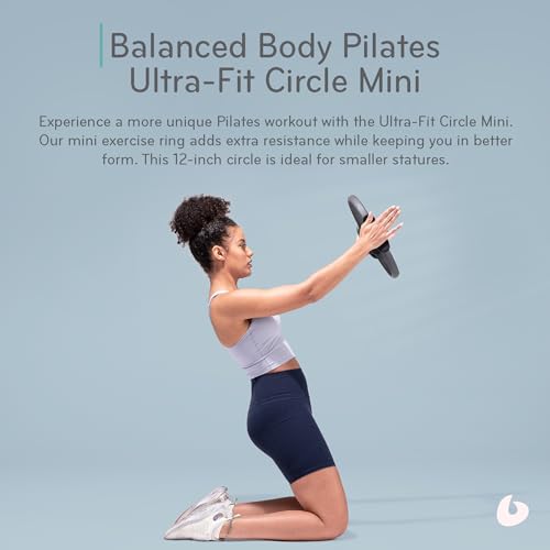Balanced Body Ultra-Fit Circle Mini, Pilates Ring Resistance Trainer, Upper-Body and Leg Workout Equipment, Leg Exercise Equipment, Pilates Equipment for Home or Studio Use, 12-Inch Diameter - Image 2