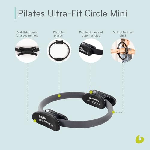 Balanced Body Ultra-Fit Circle Mini, Pilates Ring Resistance Trainer, Upper-Body and Leg Workout Equipment, Leg Exercise Equipment, Pilates Equipment for Home or Studio Use, 12-Inch Diameter - Image 5