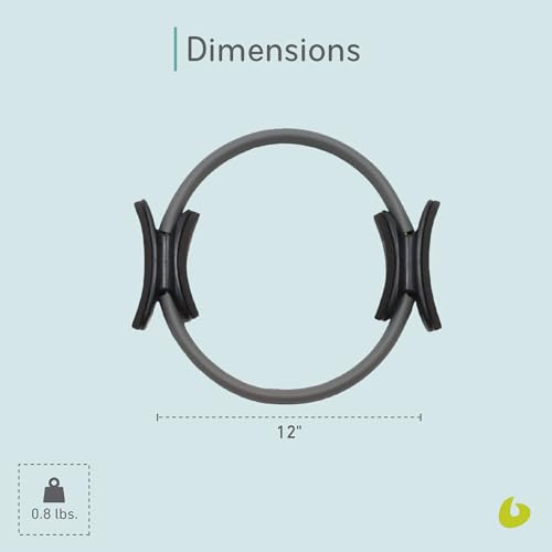 Balanced Body Ultra-Fit Circle Mini, Pilates Ring Resistance Trainer, Upper-Body and Leg Workout Equipment, Leg Exercise Equipment, Pilates Equipment for Home or Studio Use, 12-Inch Diameter - Image 3