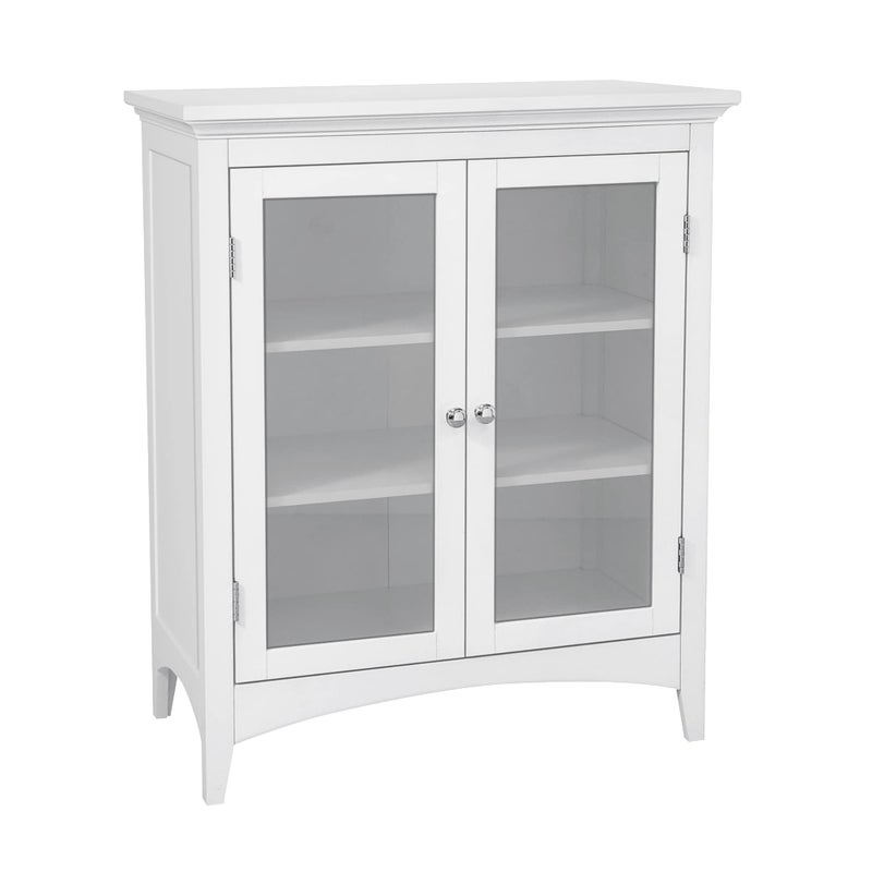 Teamson Home Teamson Home Freestanding TwoDoor Floor Cabinet White 