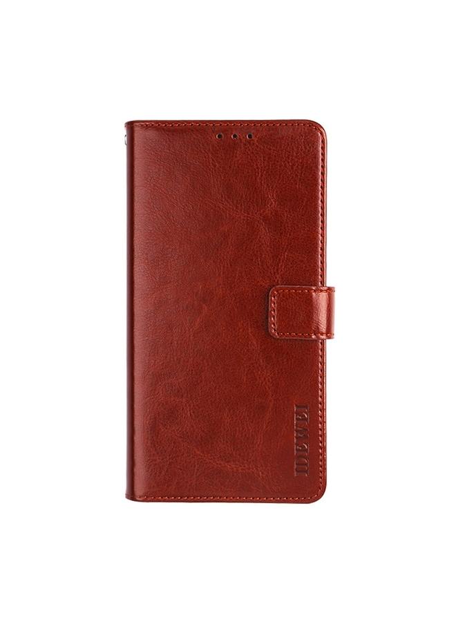 IDEWEI Case For iPhone 15 Pro Max Crazy Horse Texture Leather Phone Case with Holder - Image 2