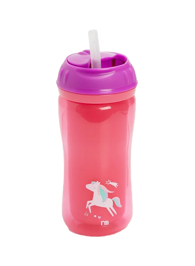 mothercare Insulated Flexi Straw Cup Girl