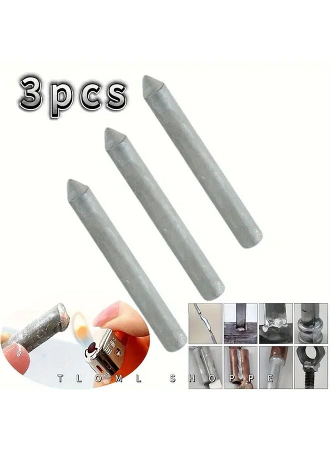 3pcs Universal Low Temperature Aluminum Welding Rods For Copper Iron Steel Repair - Image 1