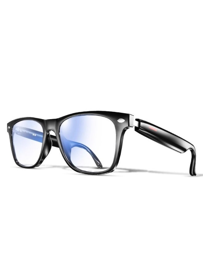 Generic - Smart Bluetooth Glasses Headset Supports Changing Myopia Glasses Wireless Sunglasses For Apple Android Free Shipping-Color:Touch Model  Fashionable Black Edge Frame - Image 1