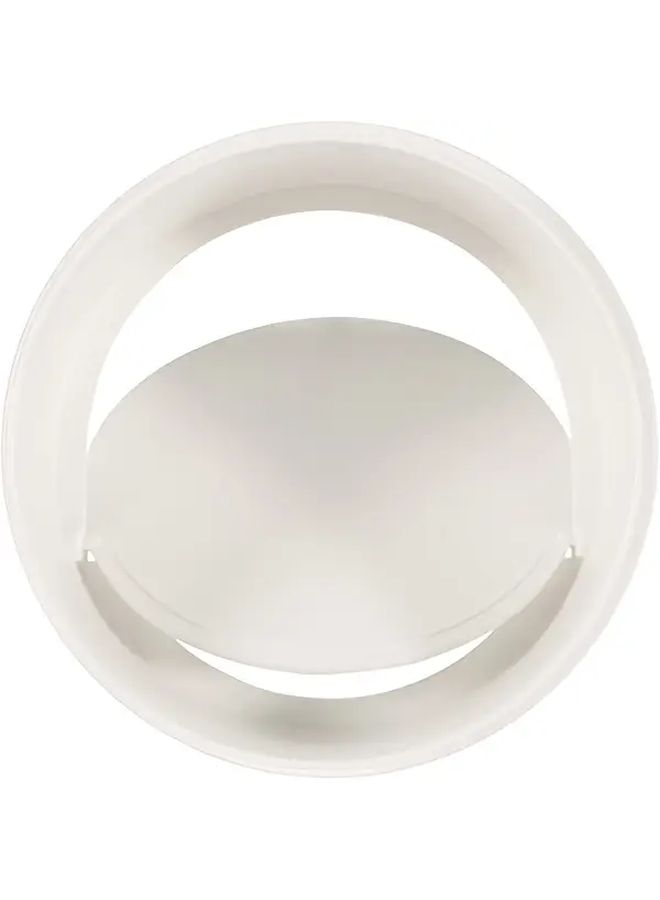 Heavy Duty ABS Non Return Valve 200mm 3 Port Design with 3 4 BSP Threads White Plastic for HVAC Systems Air Conditioning And Plumbing Durable Leak Proof Easy Installation Air Conditioning Accessory Sleek Cylindrical Design Threaded Connections - Image 1