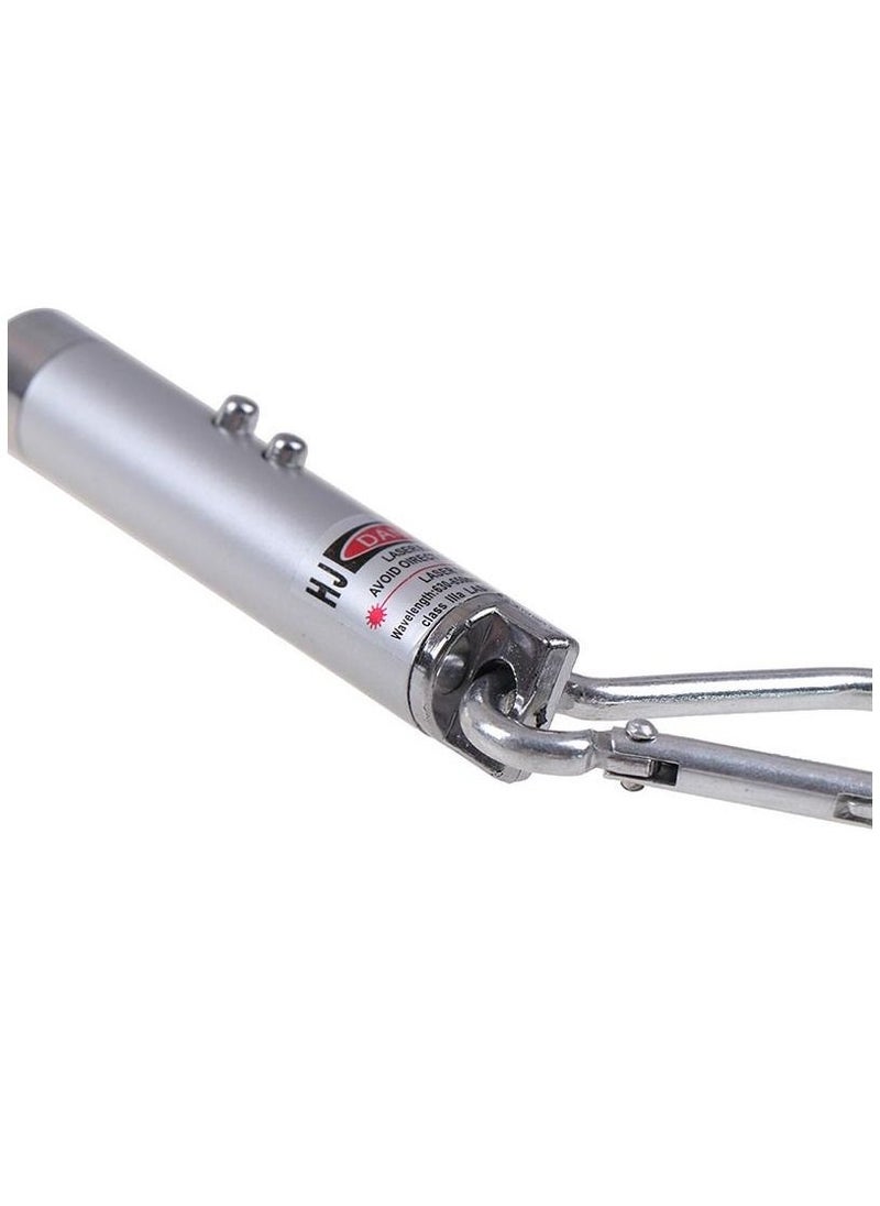 Generic - Portable Mini Laser Light Pointer Led Torch Beam Flashlight Keychain - Image 1