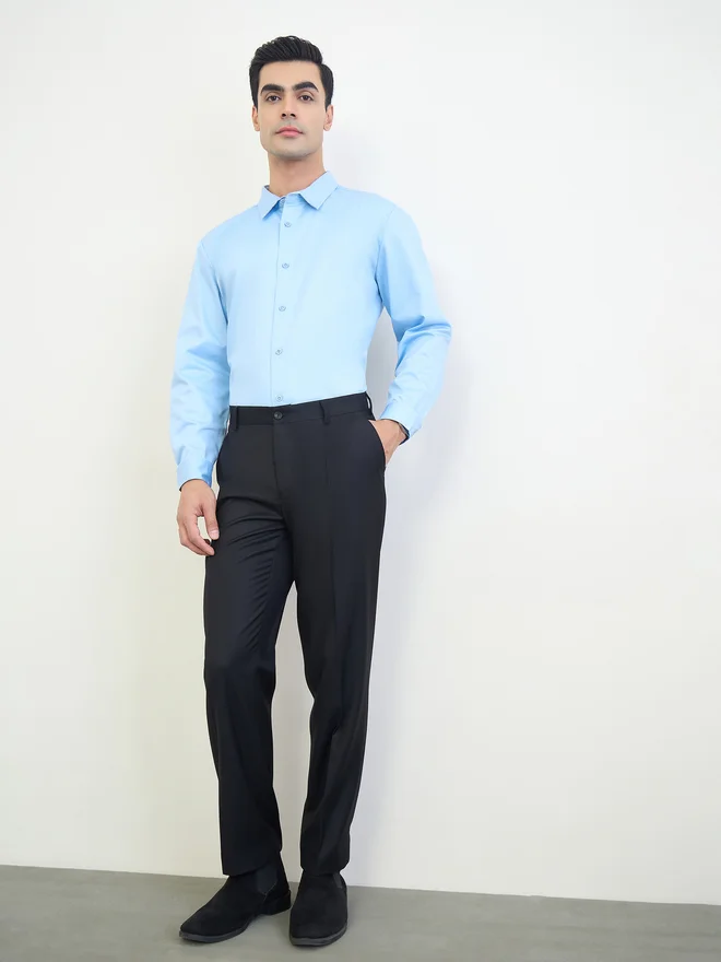 Styli Men Regular Fit Solid Shirt
