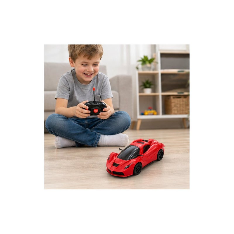SUPER CAR Remote Control Racing Car Toy for Children, Red Super Car with Controller | Motion Drive - Image 3