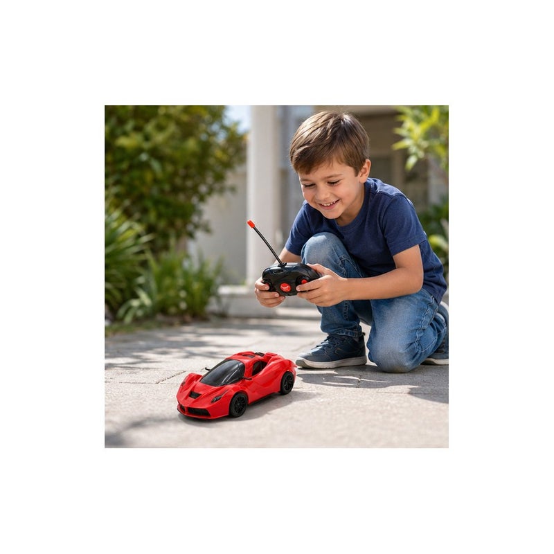 SUPER CAR Remote Control Racing Car Toy for Children, Red Super Car with Controller | Motion Drive - Image 4