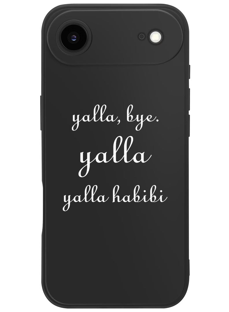 Theodor Protective Slim Fit Case Liquid Silicone Cover with Full Body Protection Anti-Scratch Shockproof Case For Apple iPhone 17 Air (Black) Yalla-01 - White - Image 1