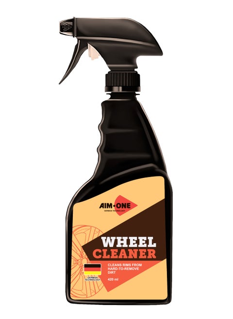 Aim One Wheel Cleaner 420ml - Cleans Rims From Hard to Remove Dirt