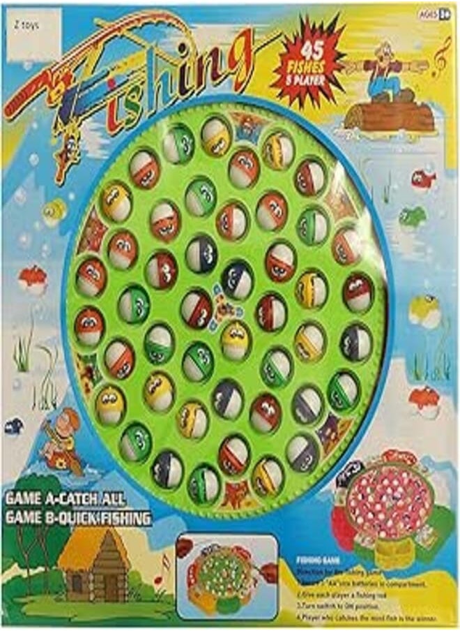 Ztoys Ztoys Large Fishing Game Unisex, Multi Color 