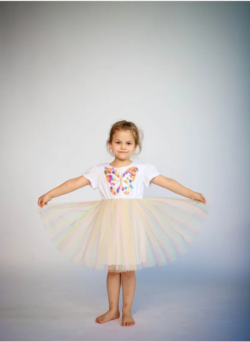دىدانيالا Butterfly Multi Color Dress