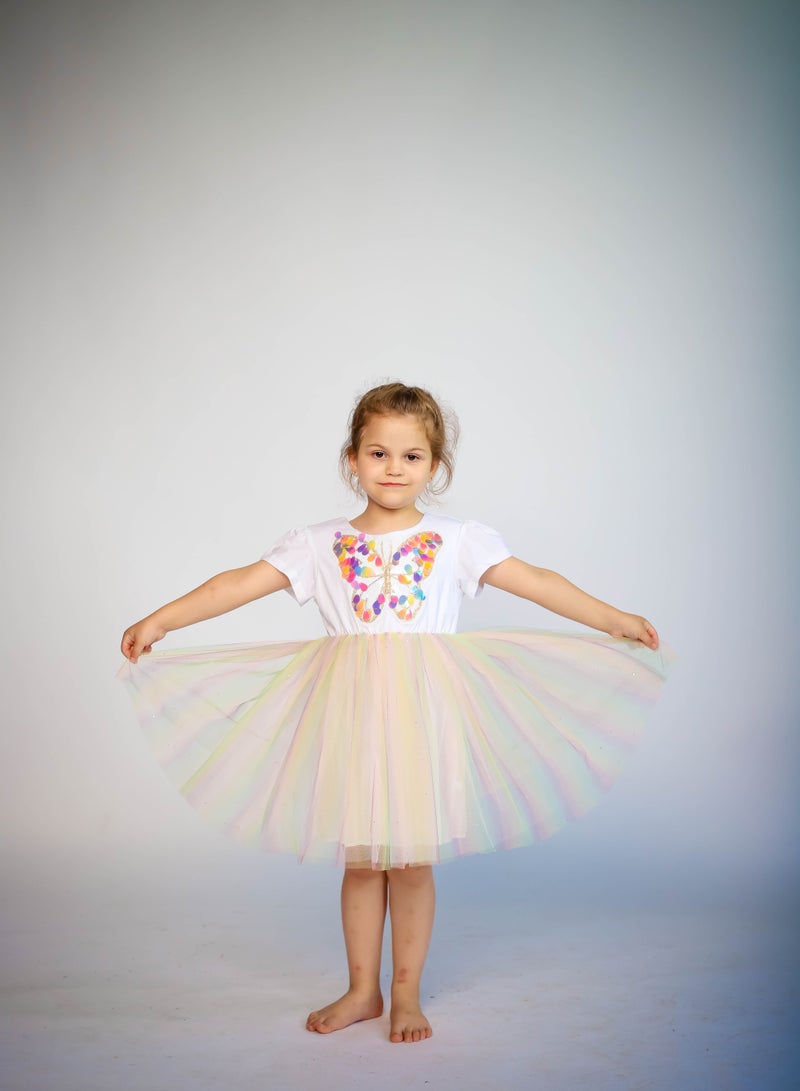 D'Daniela Tulle Butterfly Dress - Image 1