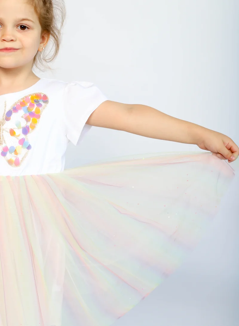 D'Daniela Tulle Butterfly Dress