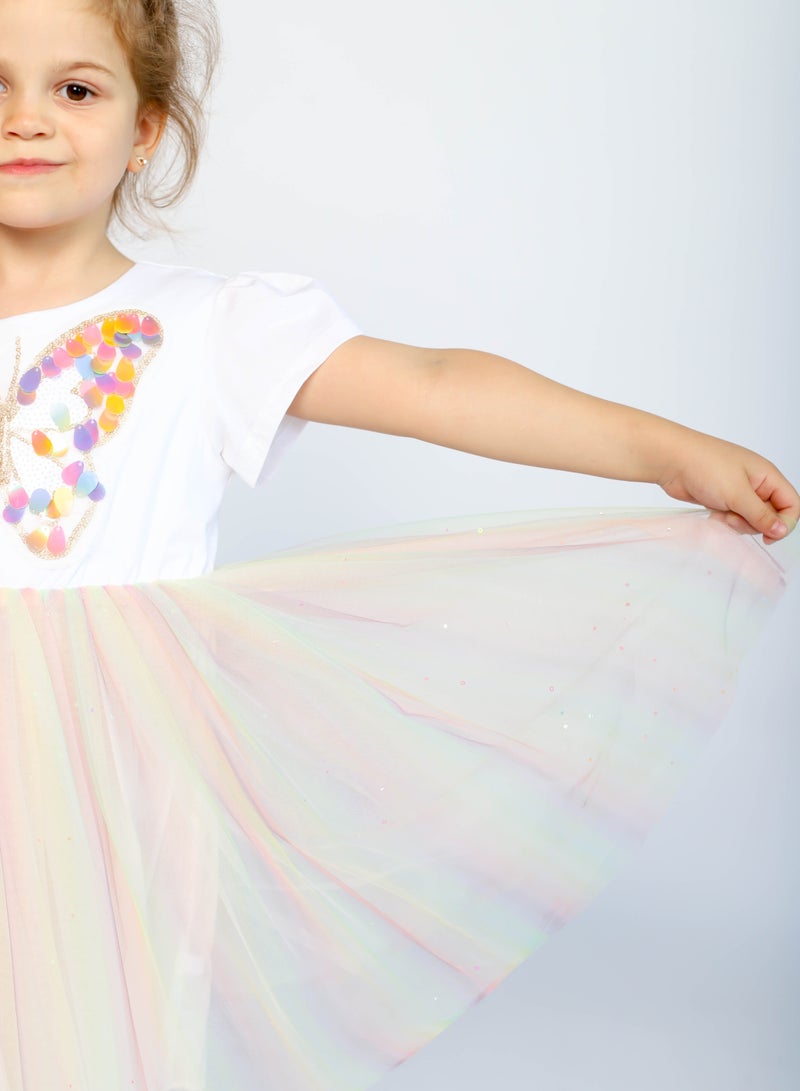 D'Daniela Tulle Butterfly Dress - Image 4