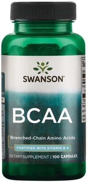 SWANSON سوانسون BCAA الأحماض الأمينية المتفرعة 100 كبسولة - Image 4