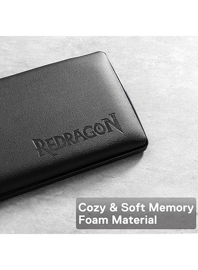 REDRAGON P037 Meteor L Computer Keyboard Wrist Rest Pad, Ergonomic Soft Memory Foam Wrist Support w/Anti-Slip Rubber Base, 100% 104 Keys Standard Size 17.12 x 2.87 in, 0.78 inch (20mm) Height - Image 4
