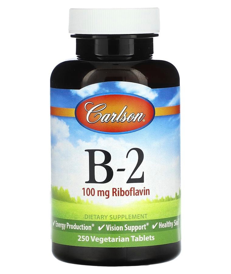 Vitamin B-2 100 mg 250 Vegetarian Tablets
