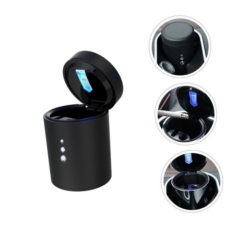 Car Ashtray LED Light Portable Smokeless for Cup Holders Easy Installation - Image 5