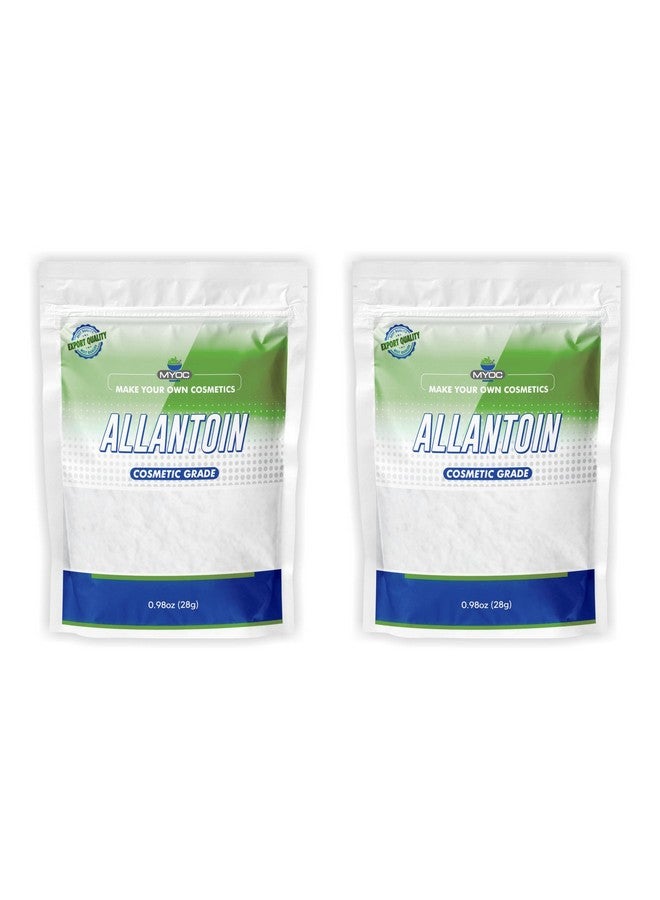 ميوك مسحوق آلانتوين نقي للاستخدام التجميلي للكريمات والجل والمصل واللوشن والمنتجات المنزلية - 28 جم (عبوة من قطعتين) - Image 1