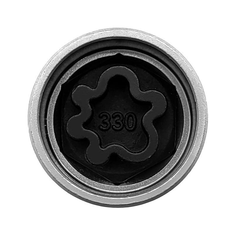 Replacement for Mercedes Benz Security Master Locking Wheel Nut Key 330 Anti-theft Screw Socket Wrench Tool - Image 1