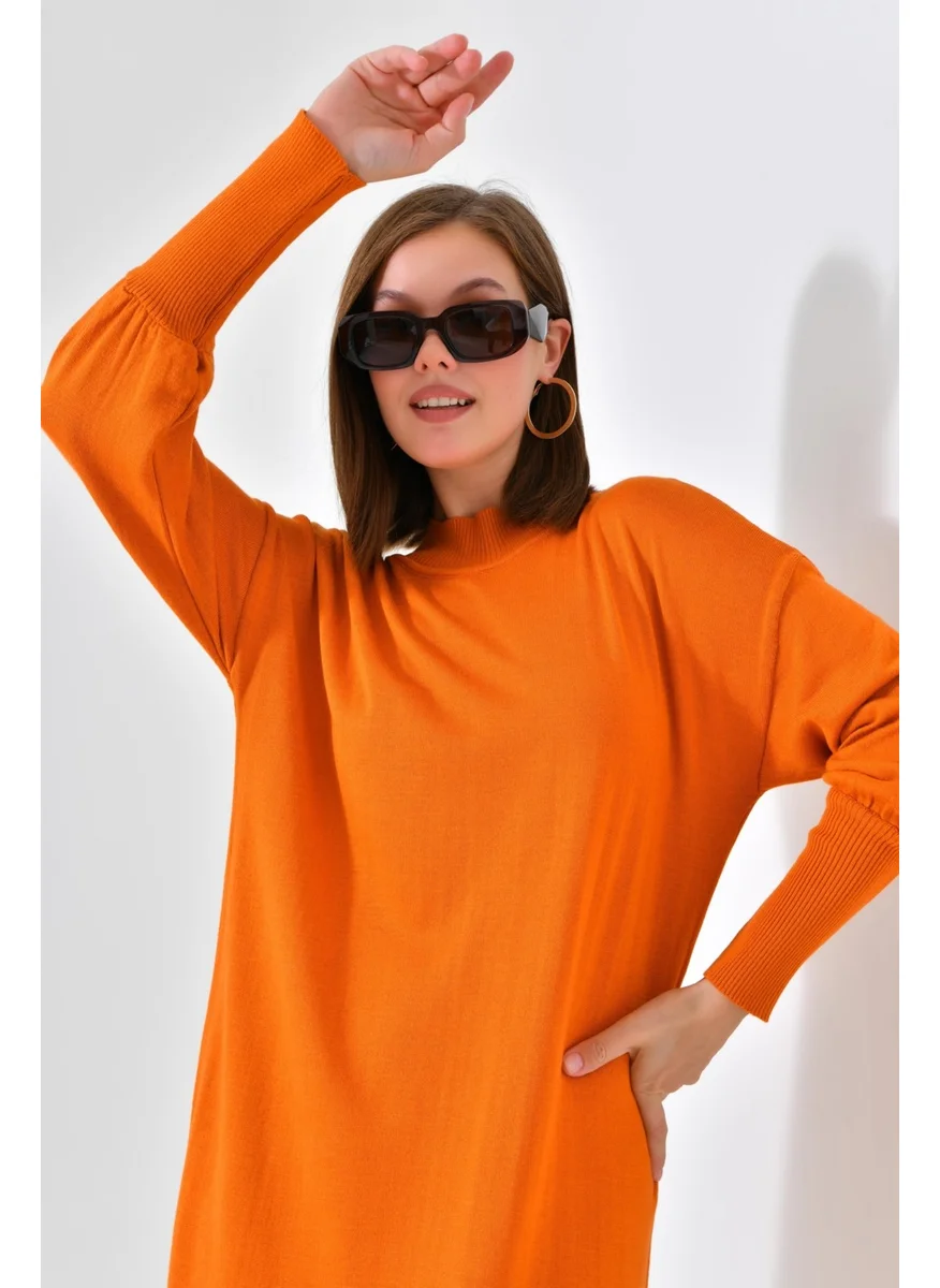Garmi Women's Plain Basic Tunic Orange