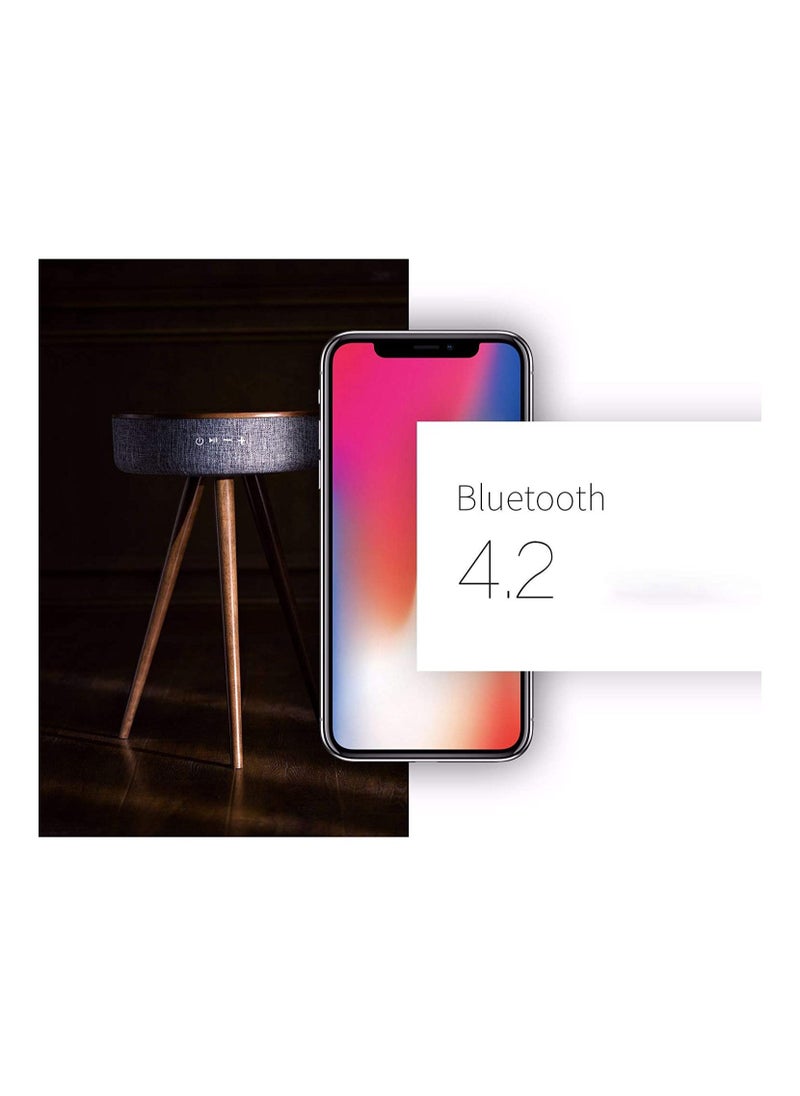 Generic - Wireless Charger Portable Smart Table Bluetooth Speaker - Image 1