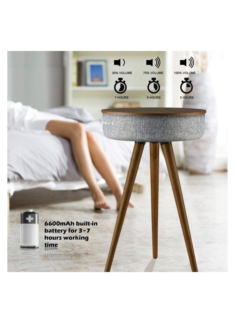 Generic - Wireless Charger Portable Smart Table Bluetooth Speaker - Image 1
