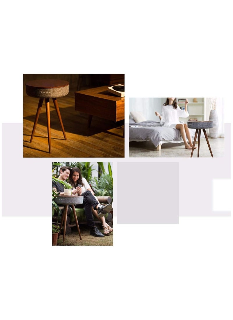Generic - Wireless Charger Portable Smart Table Bluetooth Speaker - Image 1
