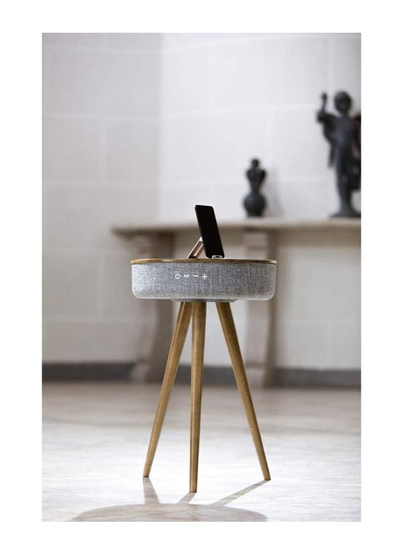 Generic - Wireless Charger Portable Smart Table Bluetooth Speaker - Image 1