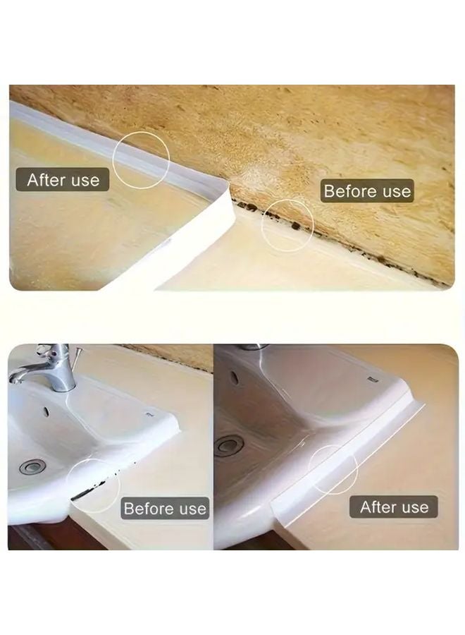 4pcs Heavy Duty Waterproof Tape Instant Leak Proof Seal For Bathtub Shower Sinks - Image 5