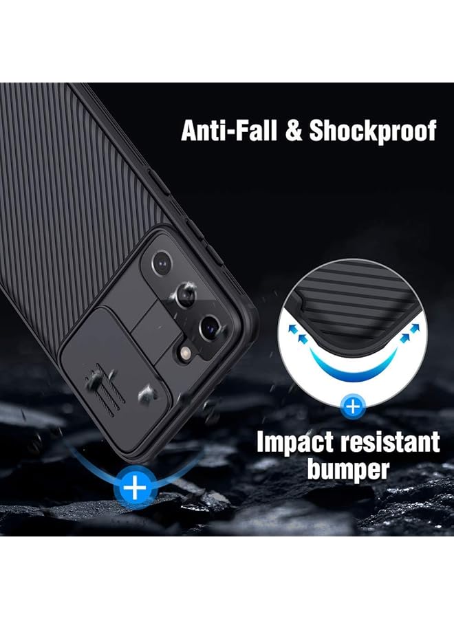 Nillkin Samsung Galaxy S21 Plus Case Camshield S21 Plus Phone Case With Slide Camera Cover Slim Protective Case Hard Pc Back And Soft Silicone Edge For Samsung S21 Plus 5G Case 6.7‘‘ Black - Image 4