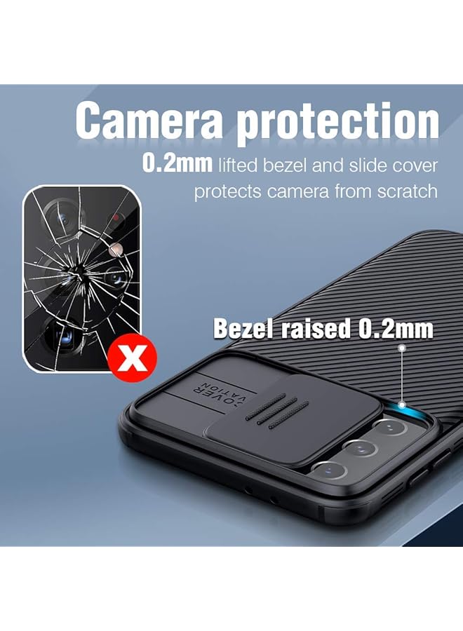 Nillkin Samsung Galaxy S21 Plus Case Camshield S21 Plus Phone Case With Slide Camera Cover Slim Protective Case Hard Pc Back And Soft Silicone Edge For Samsung S21 Plus 5G Case 6.7‘‘ Black - Image 2