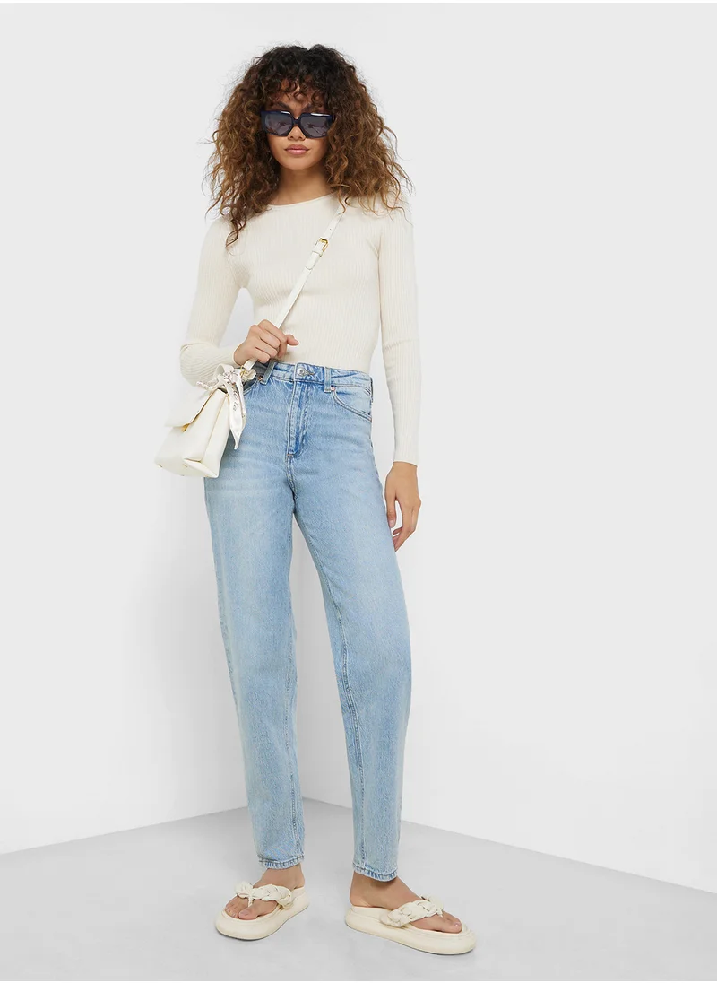 VERO MODA High Waist Mom Jeans