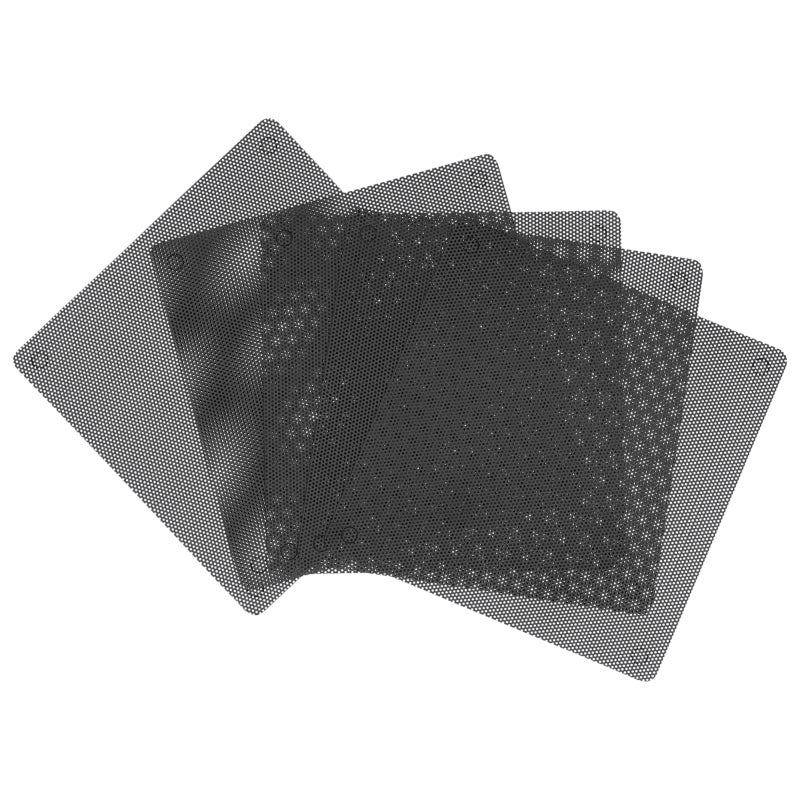 غطاء مروحة الكمبيوتر 12 سم - فلتر غبار PVC سهل التنظيف - حماية تقلل الضوضاء - غطاء مروحة كمبيوتر مقاوم للغبار لمكونات الكمبيوتر - Image 2