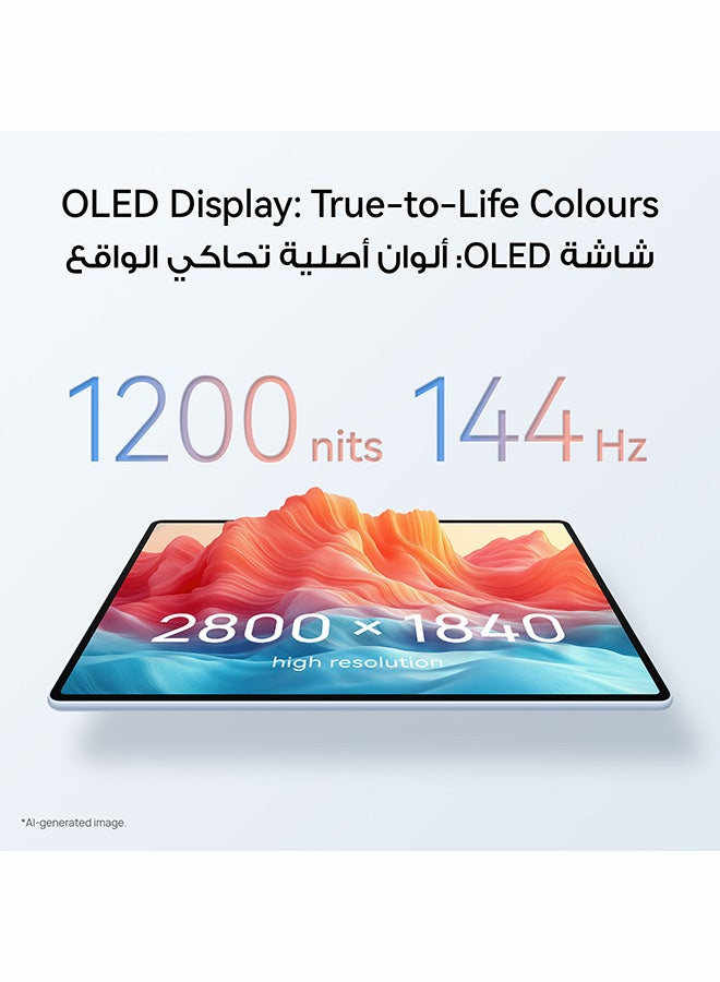 HUAWEI MatePad Air PaperMatte Edition Blue 12+8GB RAM + 256GB WiFi FREE M-PENCIL + Keyboard + Mouse + All-in-one Care - Middle East Version - Image 3