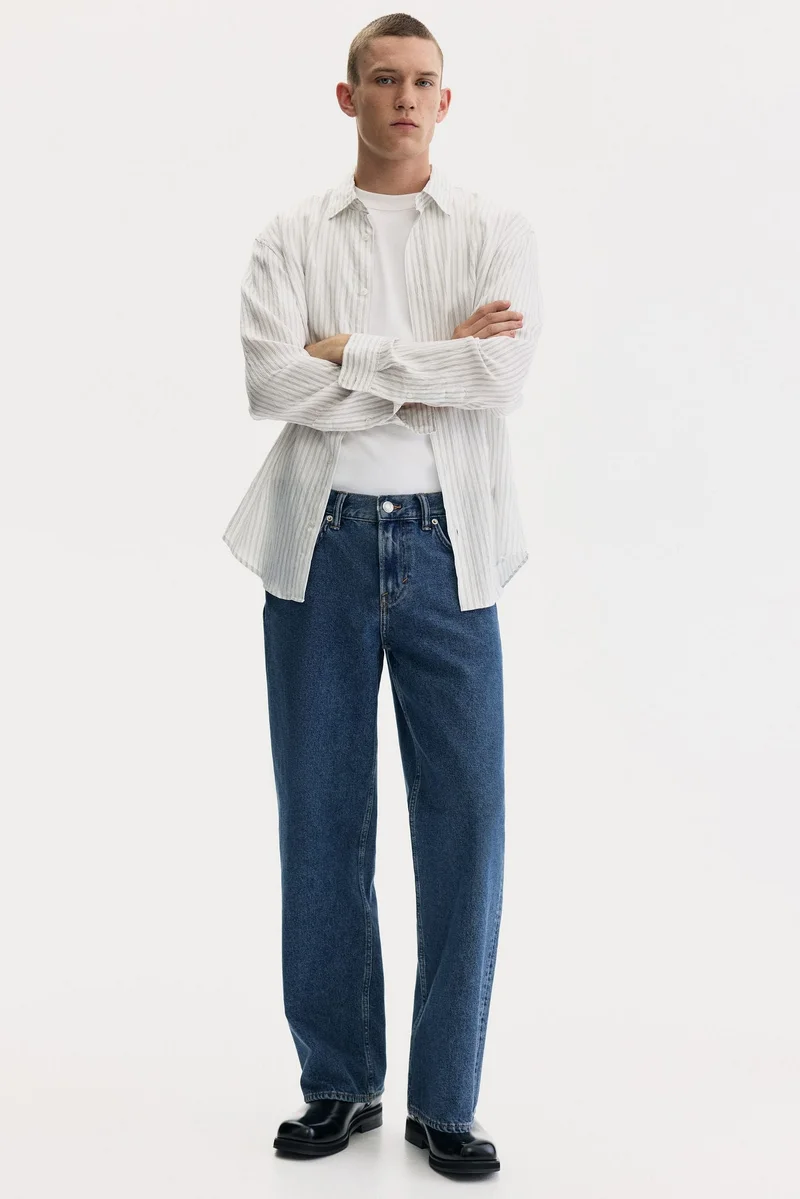 H&M Straight Relaxed Jeans