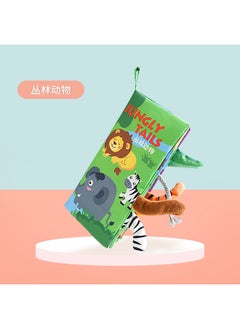 Generic Educational Toy Book Baby Cloth Book Ringing Paper Enlightenment Book Popular Children's Animal Tail Cloth Book Early Education Toys-Color:Animal Cloth Book From Forest  - Image 1