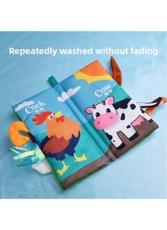 Generic Educational Toy Book Baby Cloth Book Ringing Paper Enlightenment Book Popular Children's Animal Tail Cloth Book Early Education Toys-Color:Animal Cloth Book From Forest  - Image 4
