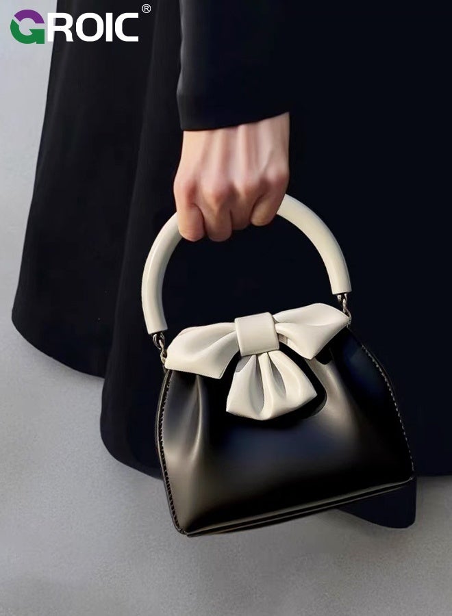 GROIC Women's Handbag,French Elegant Square Bag for Girl, Cute Hobo Tote Handbag Purse,Purses For Women - Image 3