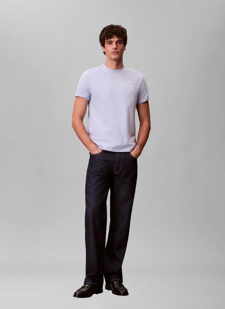 Calvin Klein Jeans  Short Sleeve Box Graphic T-Shirt for Men | Best Price UAE