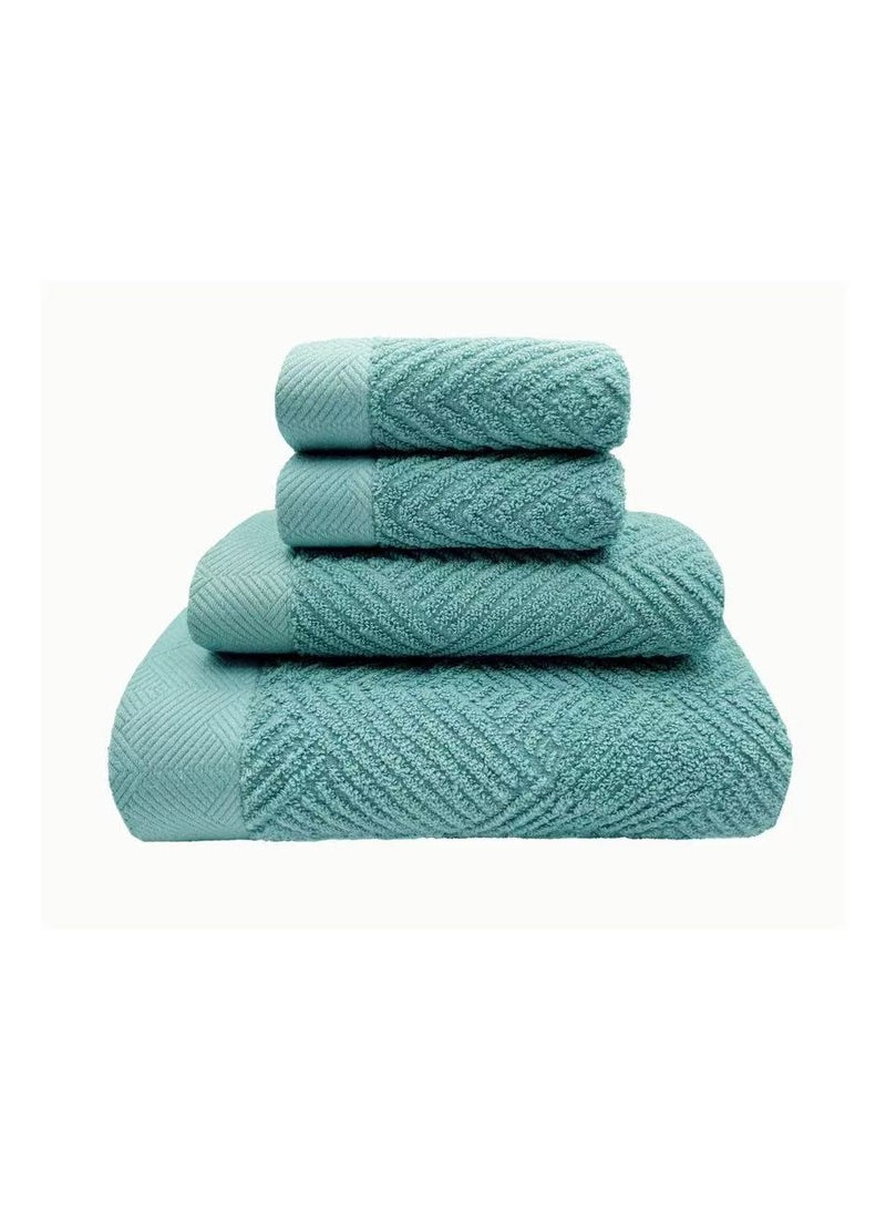 Quick drying and high water absorption luxury bath towels set 100% cotton soft and durable size 70 * 140cm sports hotel spa bathroom sensitive skin daily household use  - Image 1