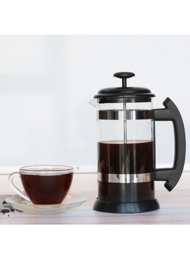 i cafilas Stainless Steel French Press Coffee Pot 1000ml Black Durable Coffee Maker for Home Office Daily Use - Image 4