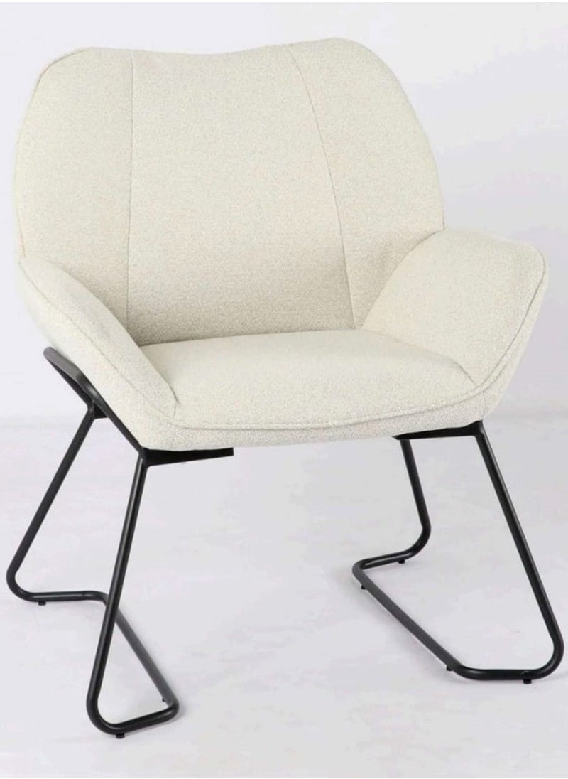 Modern Dining Chairs , Upholstered Accent Chairs for Living Room Bedroom, Kitchen & Dining Room Chairs Guest Armchairs with Solid Metal Legs - pzsku/ZC84EF3FADF4158C0E8D0Z/45/_/1715507866/b1611447-5590-4722-8fcd-b891b937c765