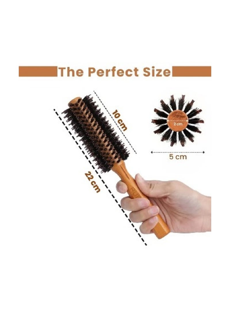 فرشاة استشوار لتجفيف الشعر وتصفيفه بسهولة – مناسبة لجميع أنواع الشعر (بني) - Image 2